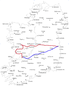 Map of Tour