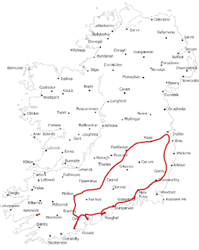 Map of Tour