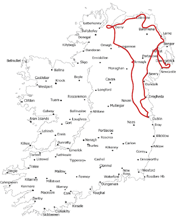 Map of Tour